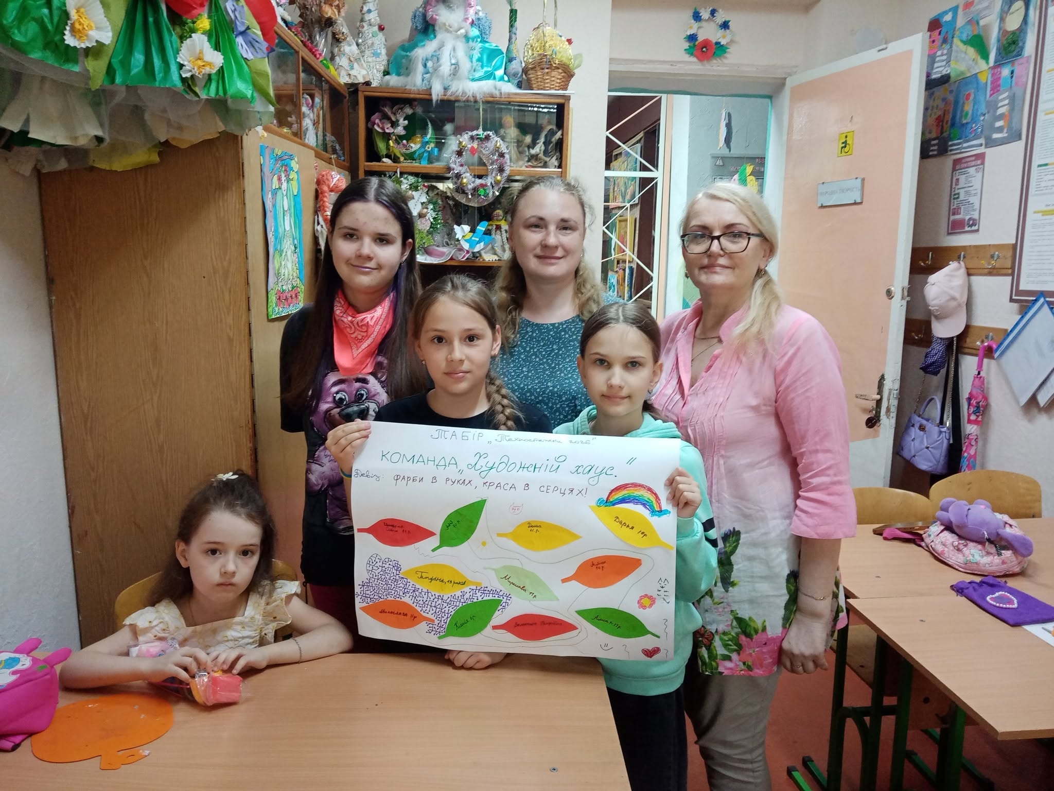 Психологічний супровід літнього позашкільного табору «Техностежки 2026» практичним психологом ЧЦЮТ ім. Л. К. Каденюка Олесею БРАНДЕС із дітьми, які відвідують табір: